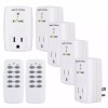 BN-LINK Wireless Remote Control Outlet Plugs with 2 remotes and