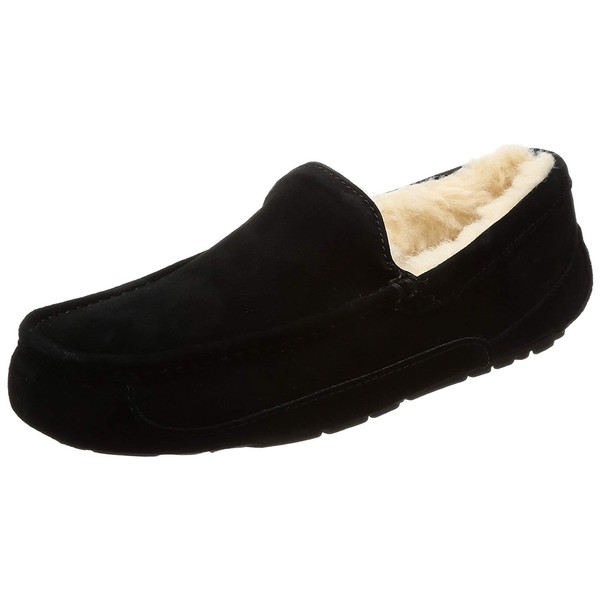 UG Men's ASCOT Slip-On Moccasin Ascot Shoes 1101110, Black