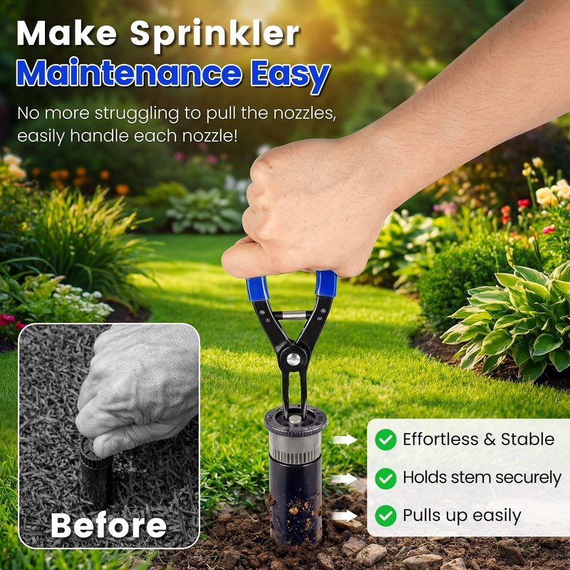 2 Pack Spray Head Pull-Up Tool Compatible with Rain Bird