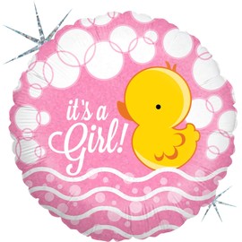 Betallic 33042P Bubble Ducky Girl, 36", Multicolored