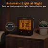 Geevon Small Digital Atomic Alarm Clock for Bedroom, Travel Table