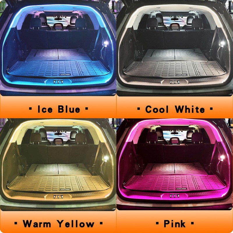 MMugiVSE LED trunk light strip for SUV, With soft rubber,Strip