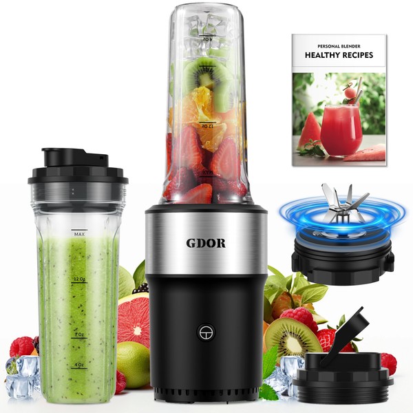 GDOR GDOR Blender for Smoothies, 25,000 RPM Personal Blender for