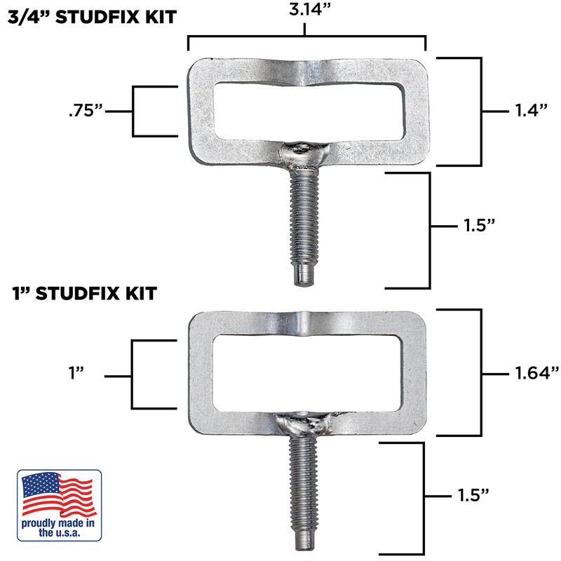 Exhaust Stud Clamp Kit for V8 & V10 Trucks
