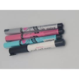 Sally Hansen Nail Art Pen 01,390, 420, 450 Lot of 4