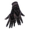 Henna Gloves Womens Goth Lolita Accessory Mesh Gloves with Velvet