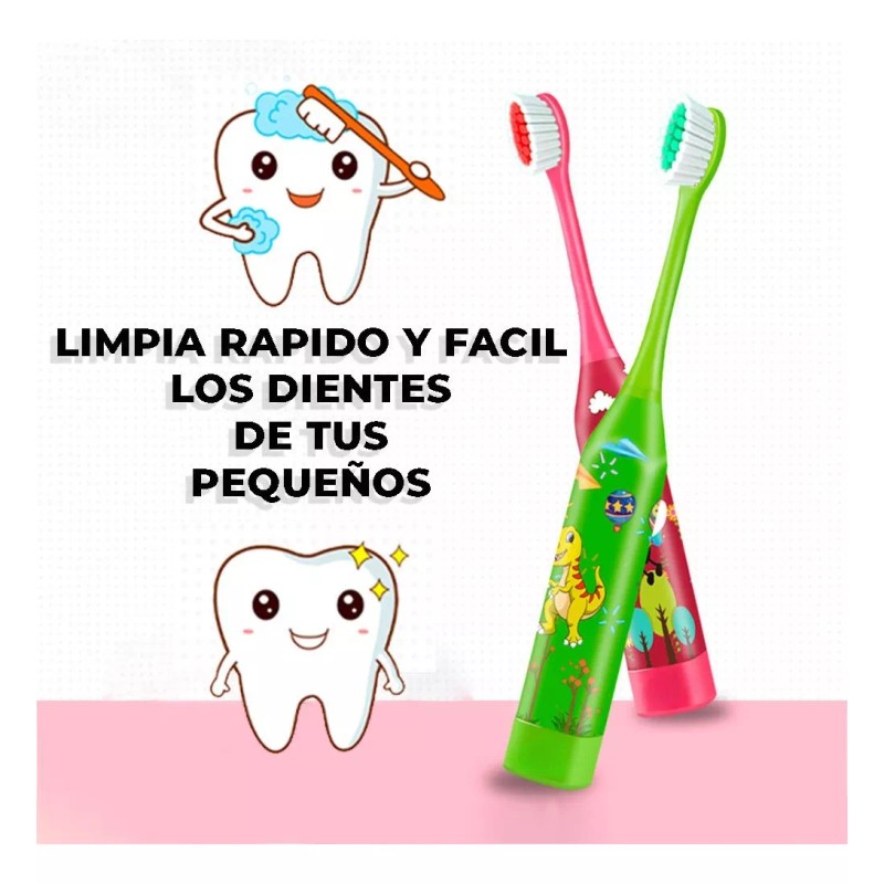 EGTMA Cepillo De Dientes Eléctrico Vibración Máxima Para Niños