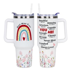 Mimi Gifts For Grandma, Gifts For Mimi From Grandkids, Best Mimi Ever Gifts, Mimi Birthday Gift, Best Grandma Gifts, Christmas, Mothers Day Gifts For Mimi - Best Mimi Ever Tumbler, Mimi Cup 40 OZ