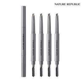 Nature Republic [네이처리퍼블릭] 보테니컬 오토 아이브로우 4종 택 1 [2호 피칸 브라운 NG1629] [Nature Republic] Botanical Auto Eyebrow Choose 1 of 4 Types [Shade 2 Pecan Brown NG1629]
