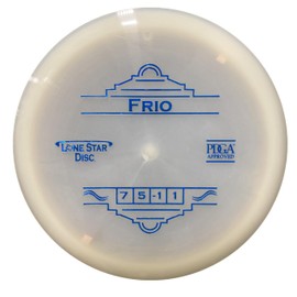 Lone Star Disc Glow Frio | Neutral Disc Golf Fairway Driver | Artist Stamp 170g+ | Durable & Smooth Premium Plastic | Straight Flight with Complete Control | Colors May Vary