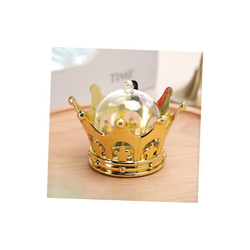 12 piezas Cajas Doradas de Dulces Rellenable con Decorativa para