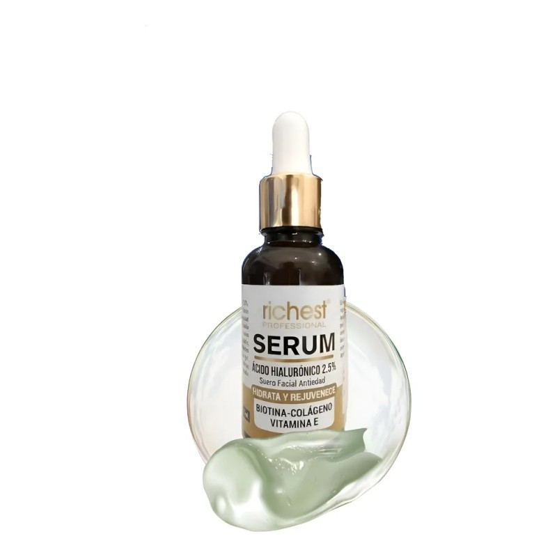 Serum Ácido Hialurónico 2.5% Biotina-colágeno-vitamina E Todo Tipo De Piel
