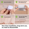 Tablecloth Clips,Transparent Table Cloth Holder Clips,Self-Adhesive Windproof Table Cover Clamps