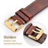WOCCI 16mm Replacement Buckle for Watch Band, Large Pin Hole