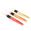 3 Pcs Lighted Crochet Hooks Set 2.5mm 3.0mm 3.5mm Lightweight