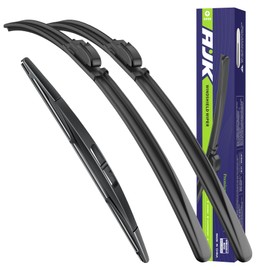 AJK Windshield Wiper Blades, OEM Quality Front and Rear Windshield Wipers for INFINITI QX50 2014 2015 2016 2017, 24" 17" 14" Window Blade (Set of 3)