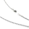 Rezier Leger Chain Necklace, Titanium, 15.0 - 31.5 inches (38