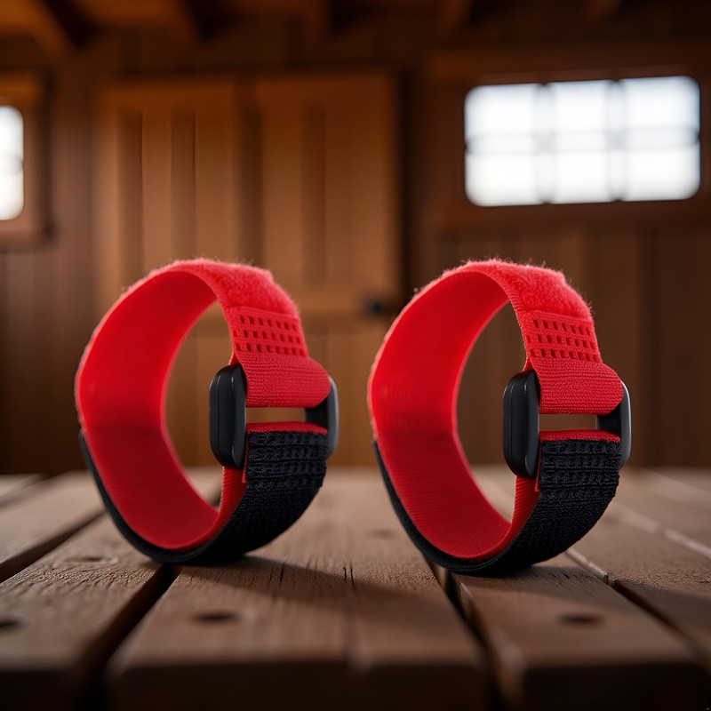 2Pcs Red Crow Rooster Collar, Crow Collar Rooster CollarNo Crow