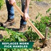 Bucherry 1 Pcs 35 Inches Pickaxe Handles Beech Wood Handles
