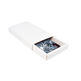 QUE BONITO. Cajas para fundas de celular, caja para Joyería, caja de cartulina color blanco y manga blanca, medidas 17cm x 9.5cm y 2cm, Jewelry Storage, caja Cases Phone. Caja para funda celular 17x9.5x2 B/B 10 Pzas