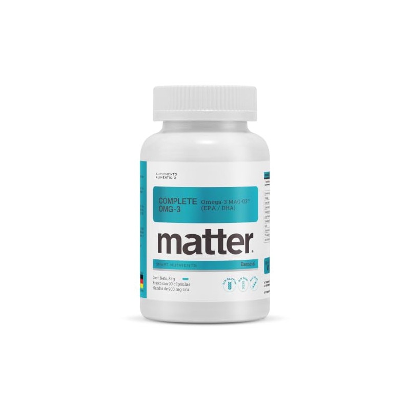 Matter Complete OMG-3, Aceite de Pescado con Omega 3 MAG-O3,