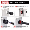 AMPELE Cable Gland 20 Pack 3-25mm Waterproof Adjustable 1/4'', 3/8'',