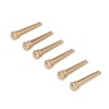 6PCS Guitar Bridge Pin Copper Acoustic Guitar Bridge Pins Peg