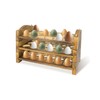 Pulchrum Wooden Egg Holder, 3 Layer Fresh Egg Holder Countertop,