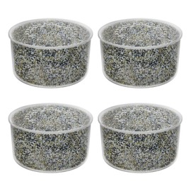 4 Pack Shower Head Filter Replacement Cartridge Compatible with All Canopy Handheld & Fixed Filtered Shower Head, Water Softener Filter for Hard Water, Reduce Chlorine and Harmful Substances