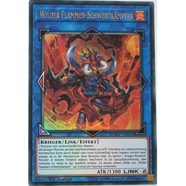 TCG Wild Flame Sword Fighter DUOV-DE032 Ultra Rare Yugioh 1st Edition German gamersheavenDe