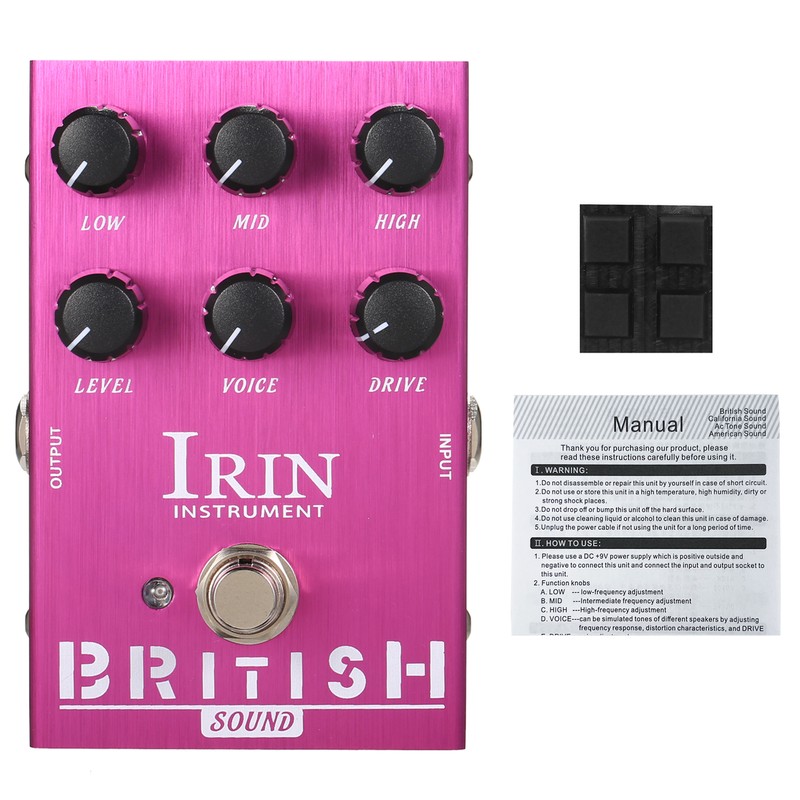 IRIN Mini Guitar Effect Pedal M-SHALL Speaker Simulator Cabinet Simulator