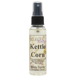 Kettle Corn Body Spray (Double Strength), 2 ounces, Body Mist for Women with Clean, Light & Gentle Fragrance, Long Lasting Perfume with Comforting Scent for Men & Women, Cologne with Soft, Subtle