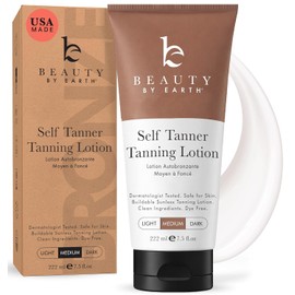 Self Tanner with Organic & Natural Ingredients, Tanning Lotion, Sunless Tanning Lotion for Flawless Darker Bronzer Skin, Self Tanning Lotion - Self Tanners Best Sellers, Fake Tan
