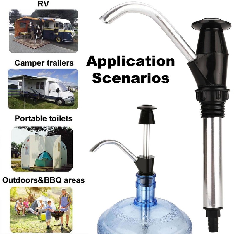 Caravan Sink Hand Pump Double Action Camping Trailer Motorhome Replacement