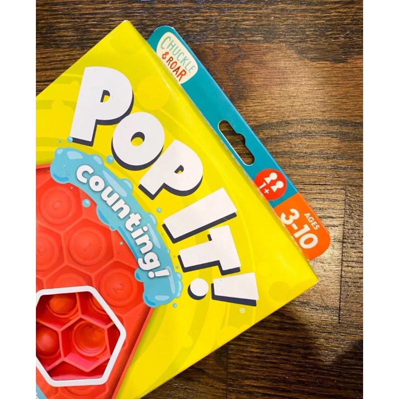 Chuckle & Roar Pop It! Counting Bubble Popping Learning Fidget