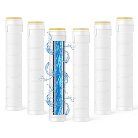 JOMST Shower Filter for Handheld Shower Head, 6 Pack 18 Stage Filter for Hard Water Remove Chlorine and Harmful Substances, Only Fit for JOMST SP 03A Filtered Shower Head (ASIN: B0CXXK3VRC)