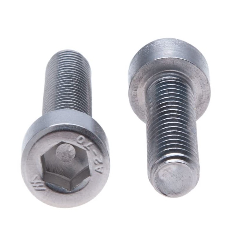 Cylinder Hex Head Cap Screws M6x25 (Pack of 25) A2