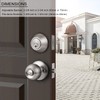 All Keyed Same Entry Door Knobs with Double Cylinder Deadbolt