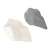 Sauna Hat, Lightweight, Breathable White and Grey Water Absorption Head