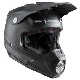 EVS Sports Unisex-Adult T5 Solid Off Road Full Face Motorcycle Helmet (Matte Black, X-Large)