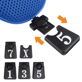 Andux 4pcs/Set Golf 460cc Driver Fairway Wood Club Head Covers Blue