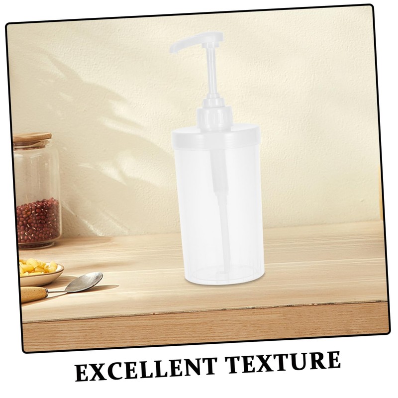 FUNOMOCYA Hand Press Dispenser for Syrup Bottle Versatile Squeeze Jam