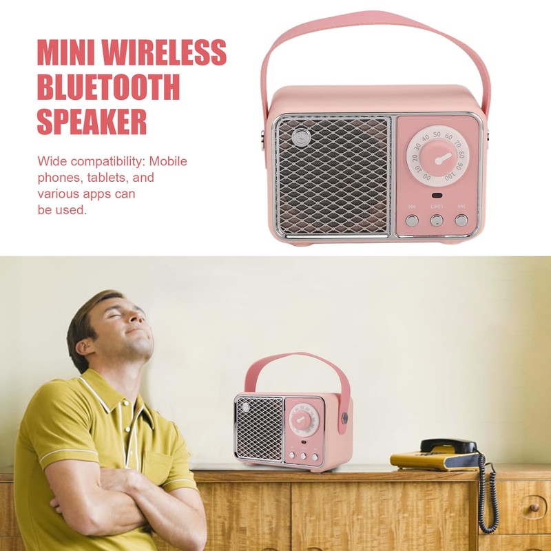 Daiilg Bluetooth Speaker Portable Sound Speaker Music Wireless Radio FM