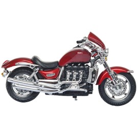 Bburago 18-51039 Triumph Rocket III 1/18 Modell Motorrad Rot