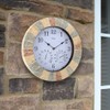Lily's Home Hanging Wall Clock, Includes a Thermometer and Hygrometer