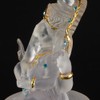 Southeast Asia Transparent Elephant God Ornaments Handicraft Decoration Daily Ornament