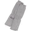 Thuria Caldogetta Yoga Socks, Five Finger Type, Anti-Slip, Moisture Absorption, Heat Generating, grey heather