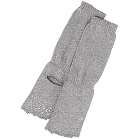 Thuria Caldogetta Yoga Socks, Five Finger Type, Anti-Slip, Moisture Absorption, Heat Generating, grey heather