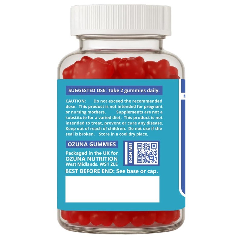 Marine Collagen Gummies with Keratin, Biotin & Bamboo | 14-in-1