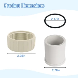 350157 Union Replacement Kit for Pentair Superflo & SuperFlo Variable Speed Pool Pump, Pool Pump Union for Pentair Superflo (2 Pack)
